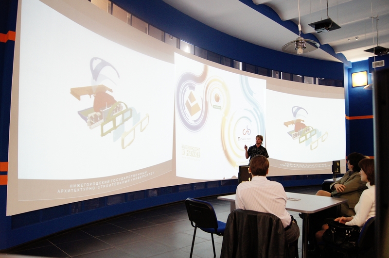 Фото к Молодые ученые Нижегородского государственного архитектурно-строительного университета в гостях у Центра