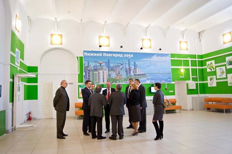 Фото к В Нижегородском ИЦАО состоялся круглый стол «Взаимодействие информационных центров по атомной энергии с профильными университетами и предприятиями атомной отрасли»