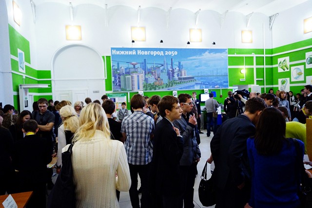 Фото к II Городская ярмарка по робототехнике состоялась в Нижегородском информационном центре по атомной энергии города Нижнего Новгорода