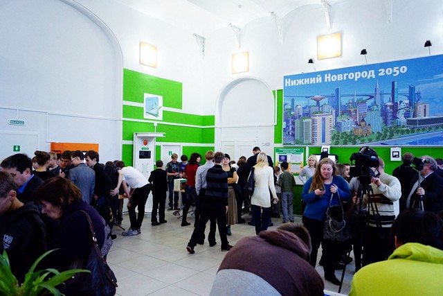 Фото к II Городская ярмарка по робототехнике состоялась в Нижегородском информационном центре по атомной энергии города Нижнего Новгорода