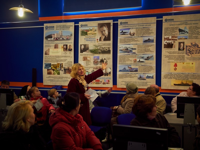Фото к Дети сотрудников ОКБМ познакомились с атомной тематикой работы родителей