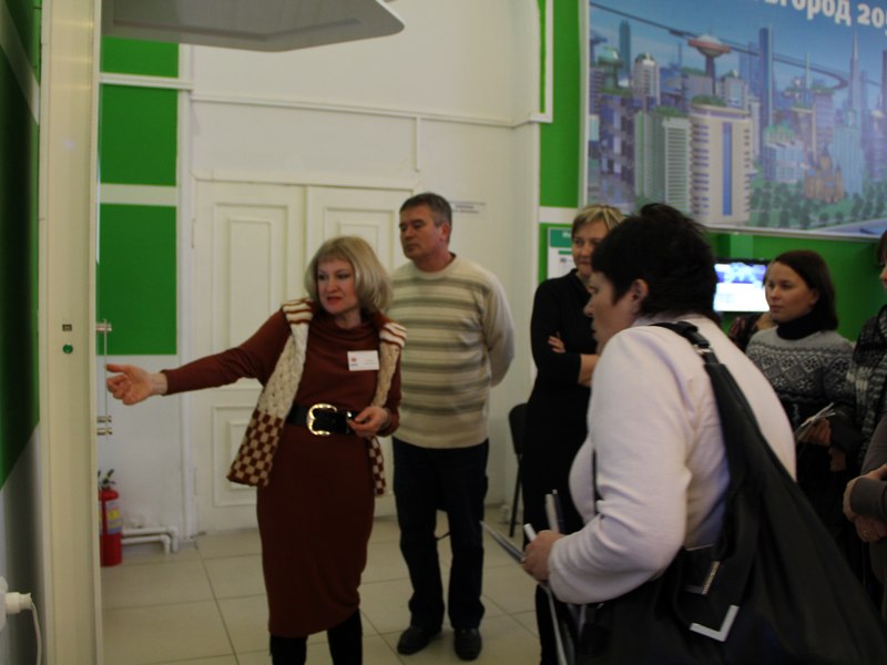 Фото к Учителя Нижегородской области в гостях у ИЦАЭ