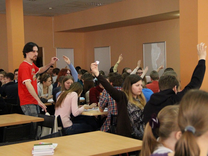 Фото к VII школьный чемпионат Нижегородской области игр «Что? Где? Когда?»