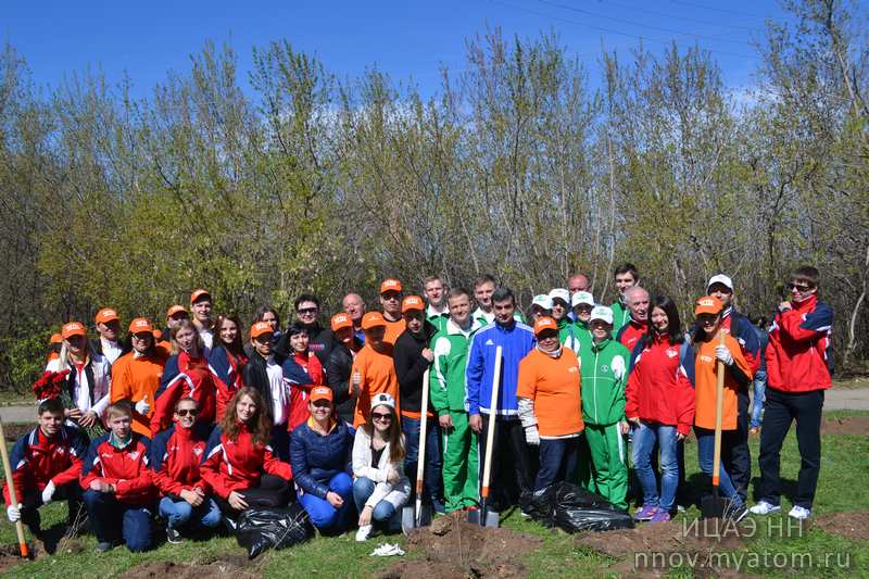 Фото к Информационный центр по атомной энергии принял участие в XII международном легкоатлетическом пробеге студентов, посвящённом 70-летию Победы