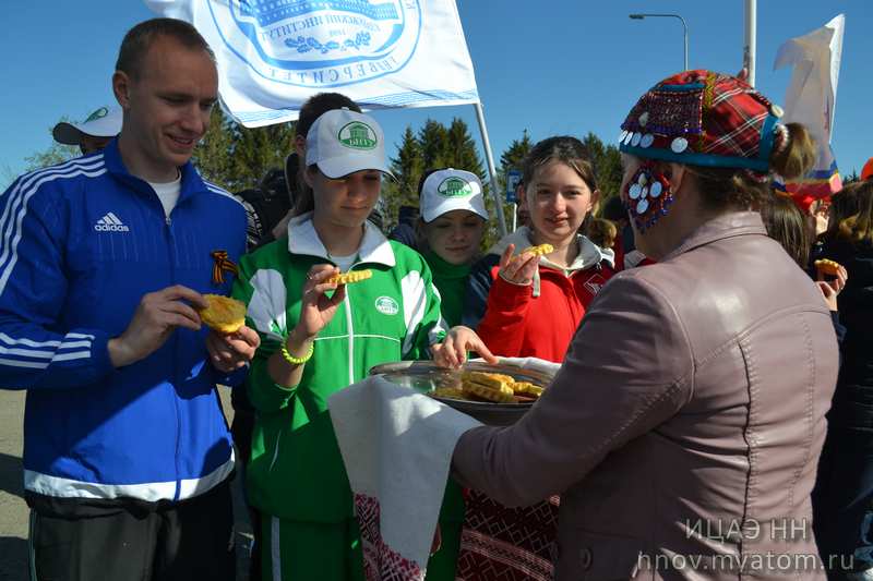 Фото к Информационный центр по атомной энергии принял участие в XII международном легкоатлетическом пробеге студентов, посвящённом 70-летию Победы