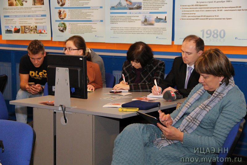 Фото к Белорусские журналисты познакомились с опытом нижегородских атомщиков