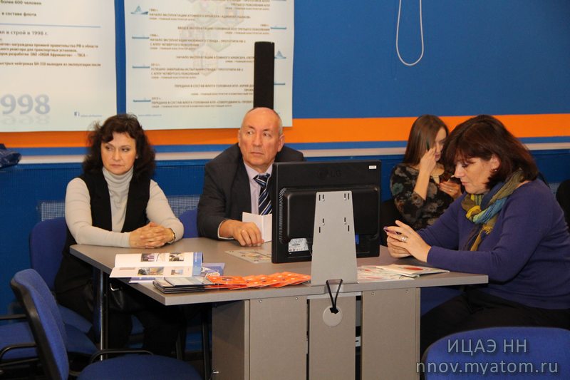 Фото к Белорусские журналисты познакомились с опытом нижегородских атомщиков