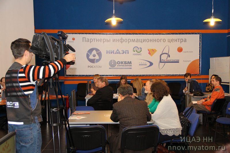 Фото к Белорусские журналисты познакомились с опытом нижегородских атомщиков