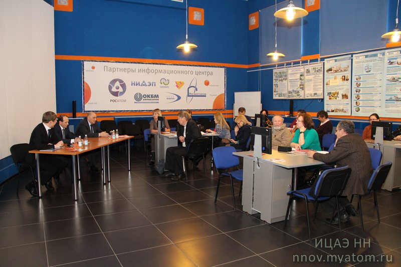Фото к Белорусские журналисты познакомились с опытом нижегородских атомщиков