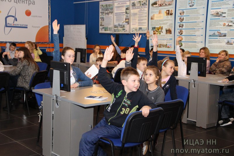 Фото к По стопам родителей: дети сотрудников АО «ОКБМ Африкантов» на тематическом празднике в ИЦАЭ