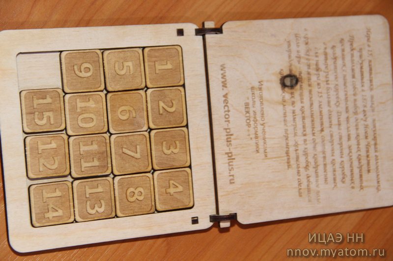 Фото к Актуальное научное кино или старые «пятнашки» по новым технологиям